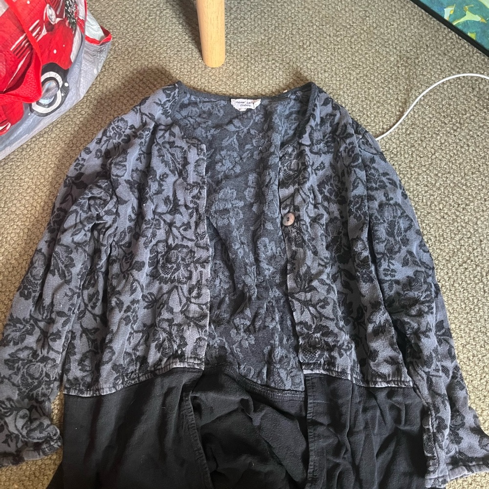 Floral Black Jacket